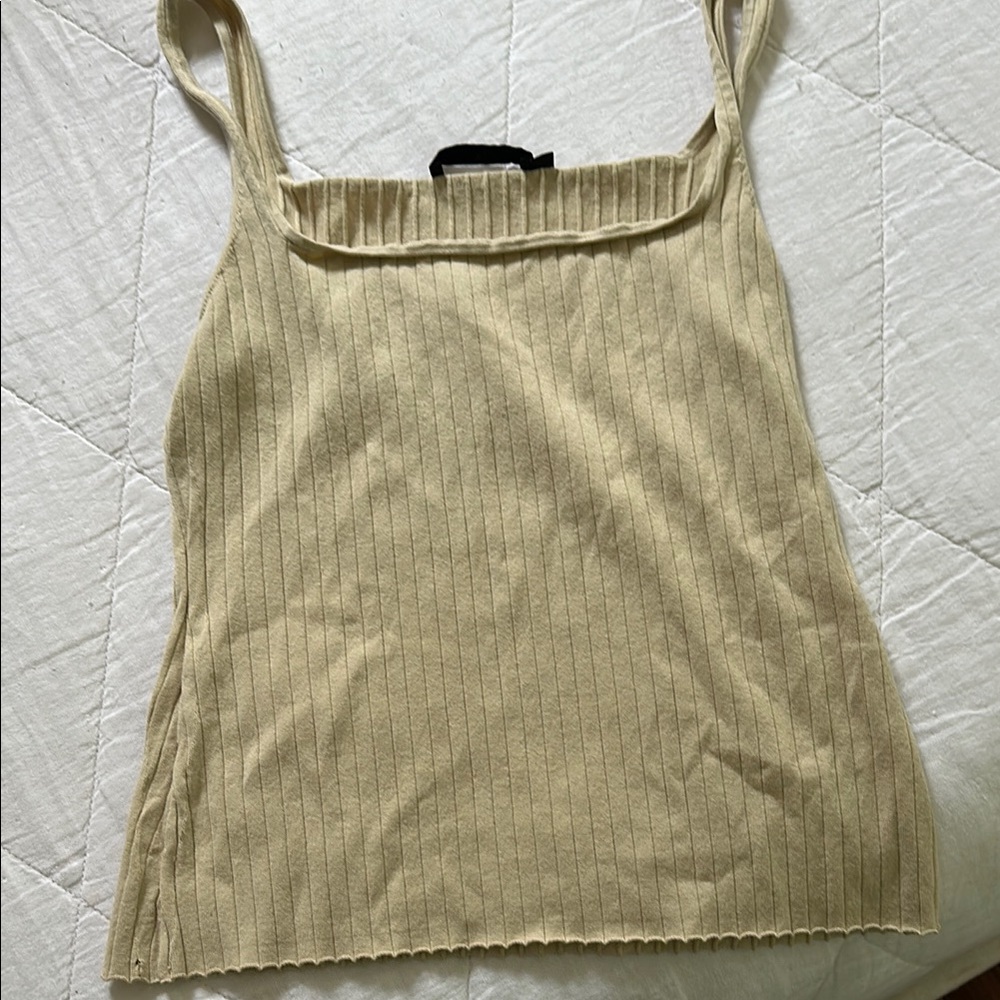 Jenni Kayne square neck rib tank